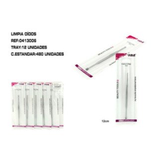 0413006 : LIMPIADOR DE OIDOS ACERO 12/U 480/C
