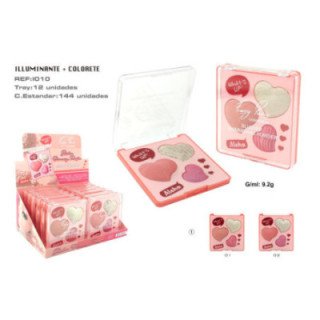 I010-01 : ILUMINADOR+COLORETE BAKED POWDER 12/U 144/U