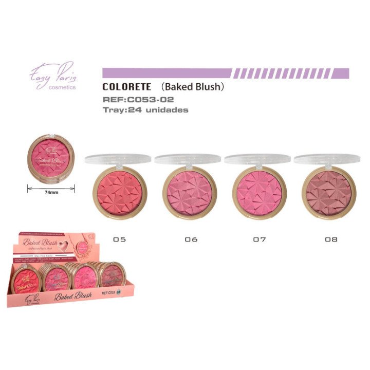 C053-02 : COLORETE BAKED BLUSH 24/U 288/U