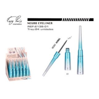 E138-01 : EYELINER LIQ.NEGRO PINCEL BLAND.24/U 288/C