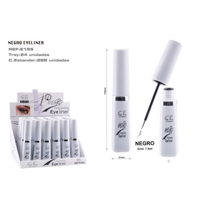 E165-01 : EYELINER LIQ.NEGRO 288/C