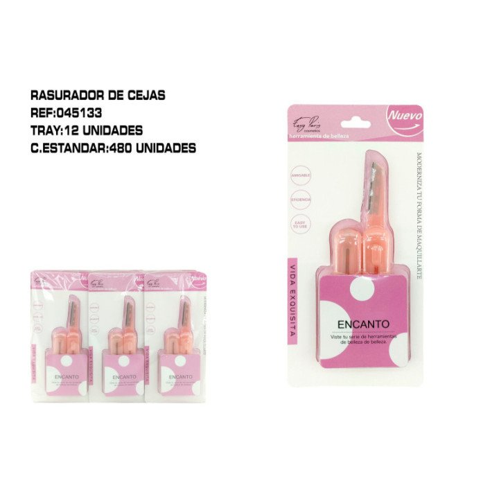 045133 : PACK RASURADOR DE CEJAS 12/U 480/C