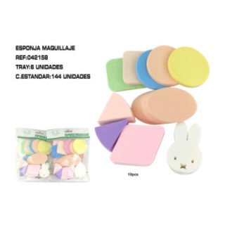 042158 : JGO.ESPONJAS DE MAQUILLAR 12/U 144/C
