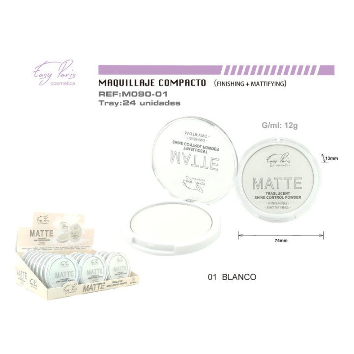 M090-01 : MAQ.TRANSLUCIDO MATTE FIJADOR 288/U