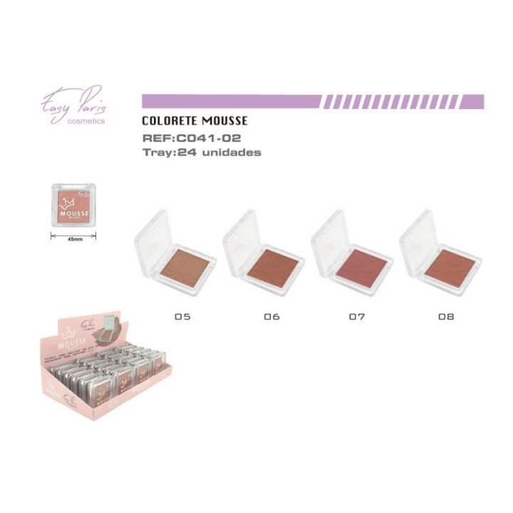 C041-02 : COLORETE MOUSSE 24/U 288/C