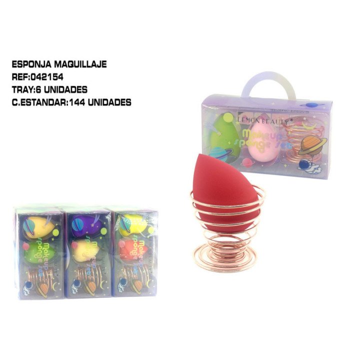 042154 : PACK 2 ESPONJAS DE MAQ C/SOPORTE 6/P