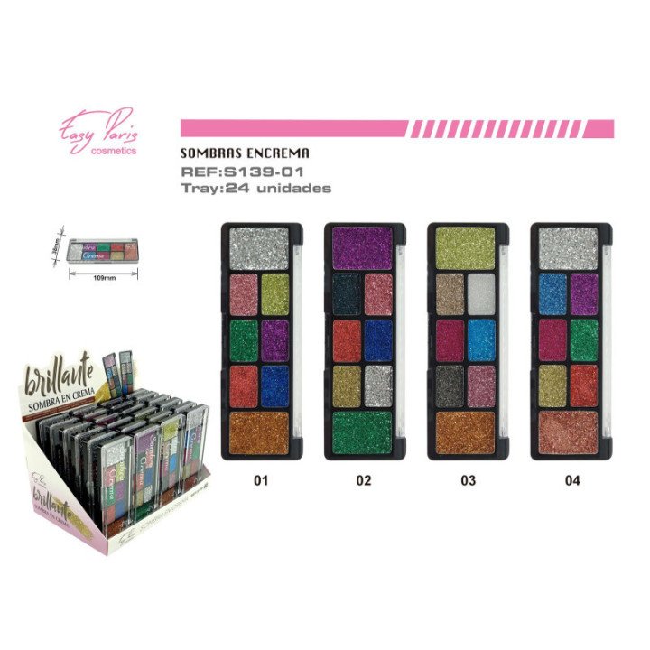 S139-01 : S.CREMA 8 COLORS 24/U 288/C