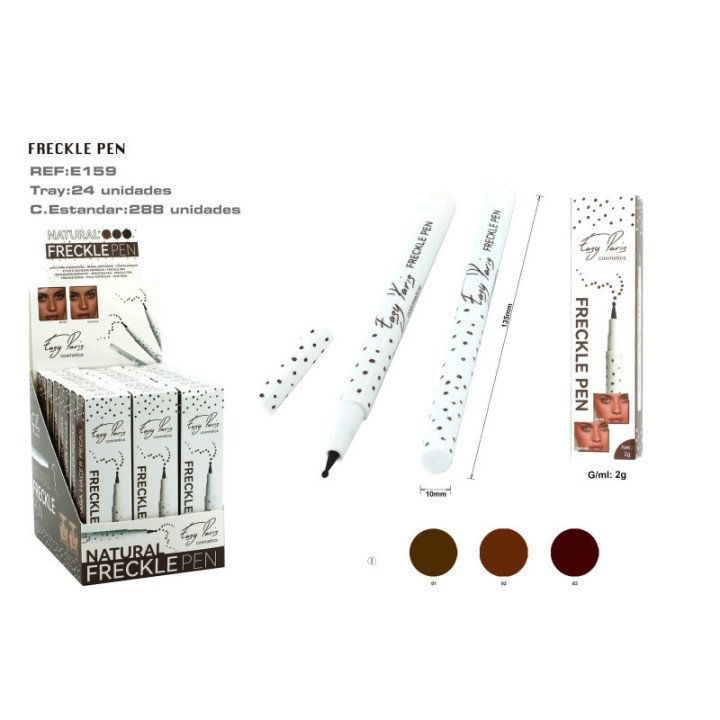 E159-01 : FRECKLE PEN ROTULADOR PECAS 3 COLORS 288/C