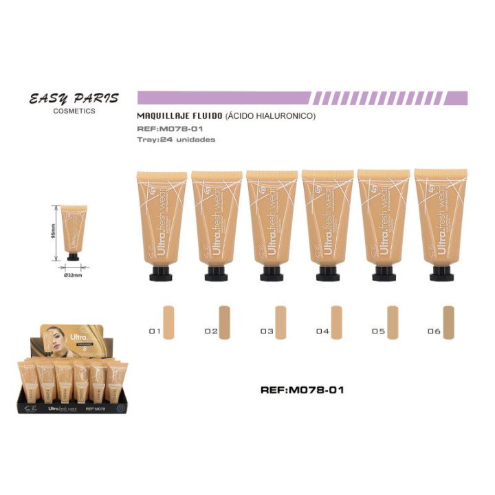 M078-01 : MAQ.ULTRA FRESH 24H ACIDO HIALURONICO 24/U
