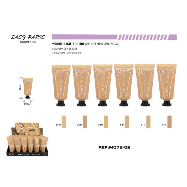 M078-02 : MAQ.ULTRA FRESH 24H ACIDO HIALURONICO 24/U