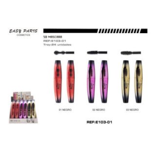 E103-01 : MASCARAS PESTAÑAS NEG.4D VOLUME 3 MODELOS 24/U 288/C