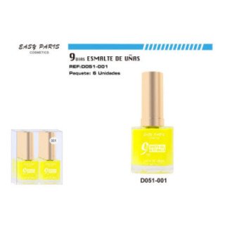 D051-001 : LACA DE UÑAS 9 DIAS AMARILLO FLU.144/U
