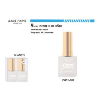 D051-007 : LACA DE UÑAS 9 DIAS BLANC 144/U