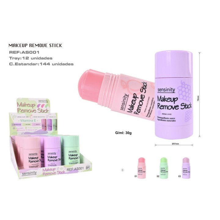 AS001-01 : STICK DESMAQUILLAJE C/VITA E 144/C
