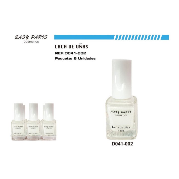 D041-002 : LACA DE UÑAS BLANCO 144/U