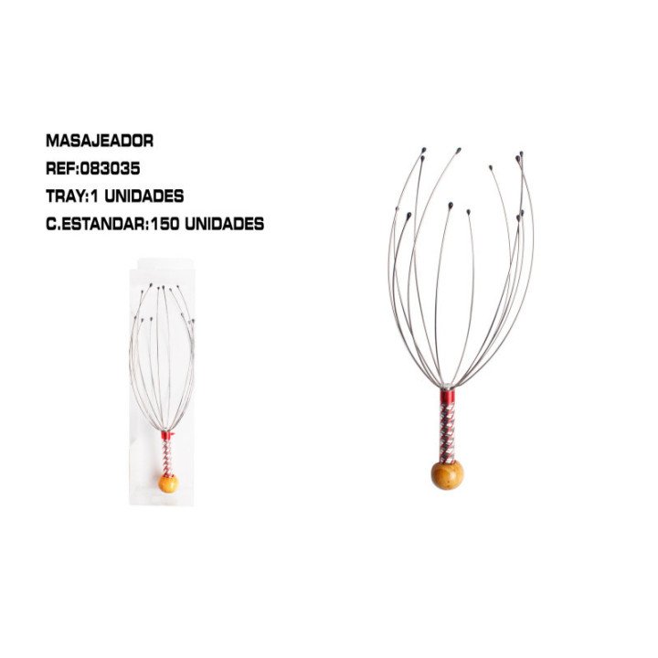 083035 : MASAJEADOR DE CABEZA 1/U 500/C