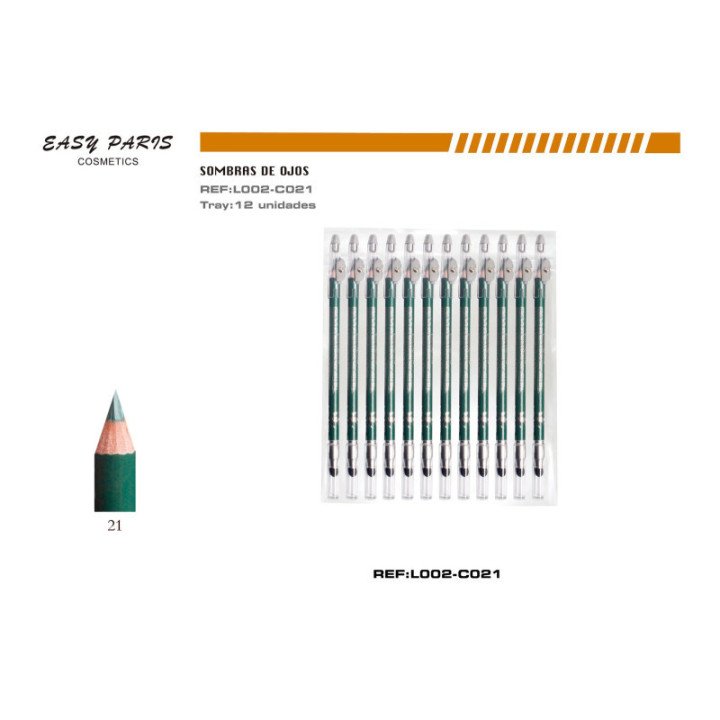 L002-C21 : LAPIZ CON SACAPUNTA+DIFUMINADOR 12/U 144