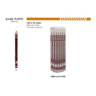 L014-06 : LAPIZ CORTO DE MADERA BURDEOS 288/U