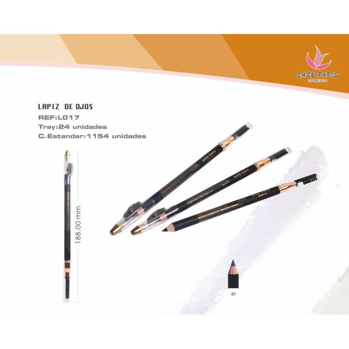 L017-01 : LAPIZ MADERA NGR DURO EASY PARIS 288U