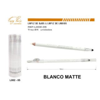 L002-05 : LAPIZ DE OJOS BLANCO MATE 288/U