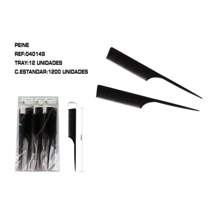 040149 : PEINE COLA DE RATON 12/U