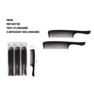 040152 : PEINE NEGRO CON MANGO 12/U