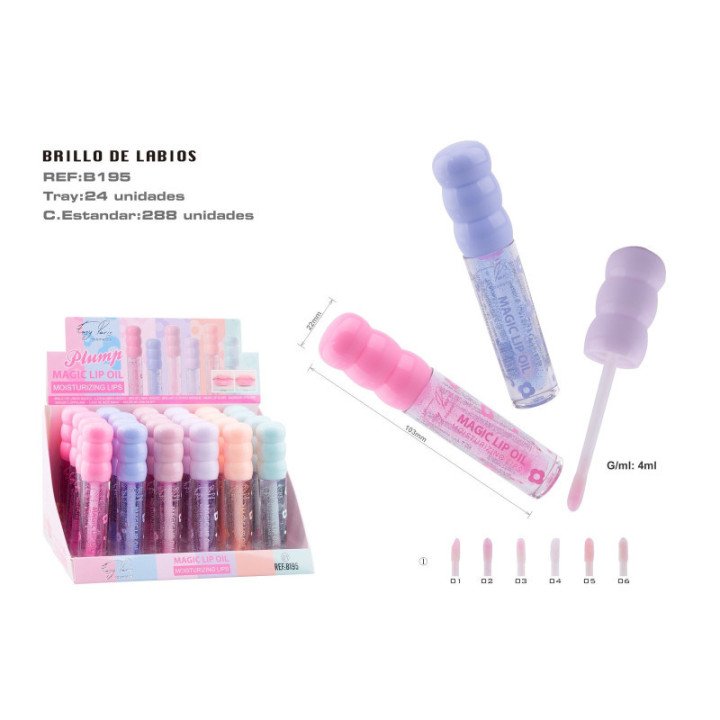 B195-01 : BRILLO LABIAL MACARON MAGIC 288/C