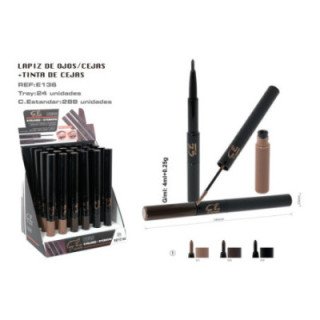 E136-01 : MASCARA CEJAS+PERFILADOR DE OJOS 288/C