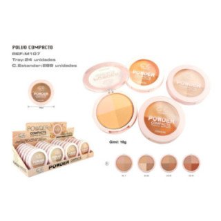 M107-01 : MAQ.COMPACTO CONTORNOS 4 COLORS  288/U