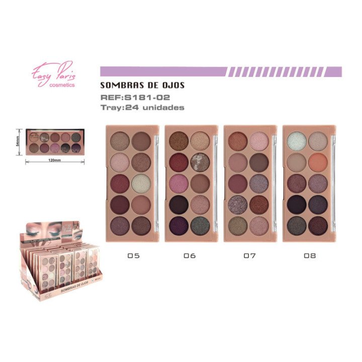 S181-02 : PALETA S.DE OJOS 24/U 288/C