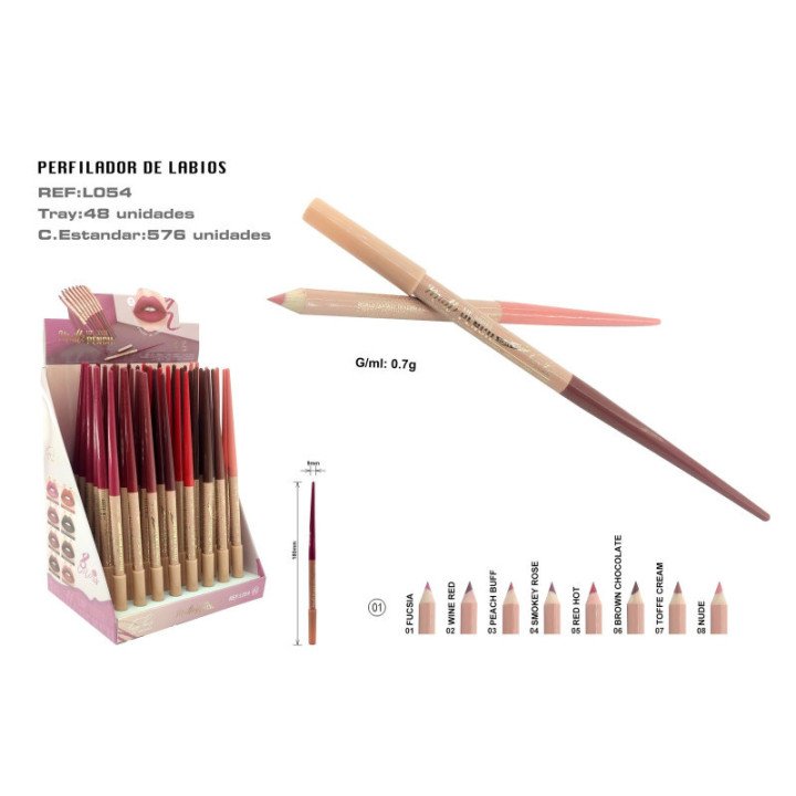 L054-01 : EXP.PERFILADOR LABIAL 48/U 576/C