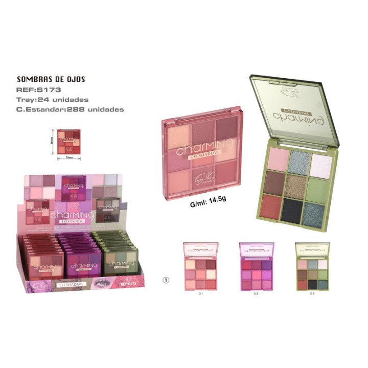 S173-01 : PALETA SOMBRAS 288/C