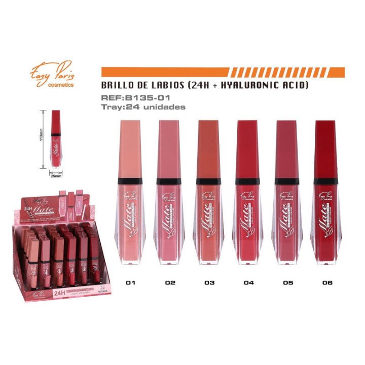 B135-01 : B.DE LABIOS 24H+ACID HIALURONIC 24/U 288/C