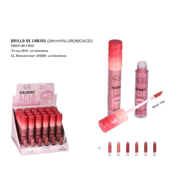 B150-01 : B.DE LABIOS FIJO+ACID HIALURONIC 24/U 288/C
