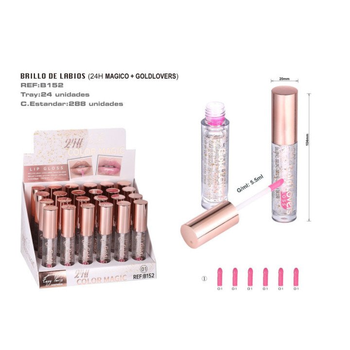 B152-01 : LIP GLOSS 24H MAGIC 24/U 288/C