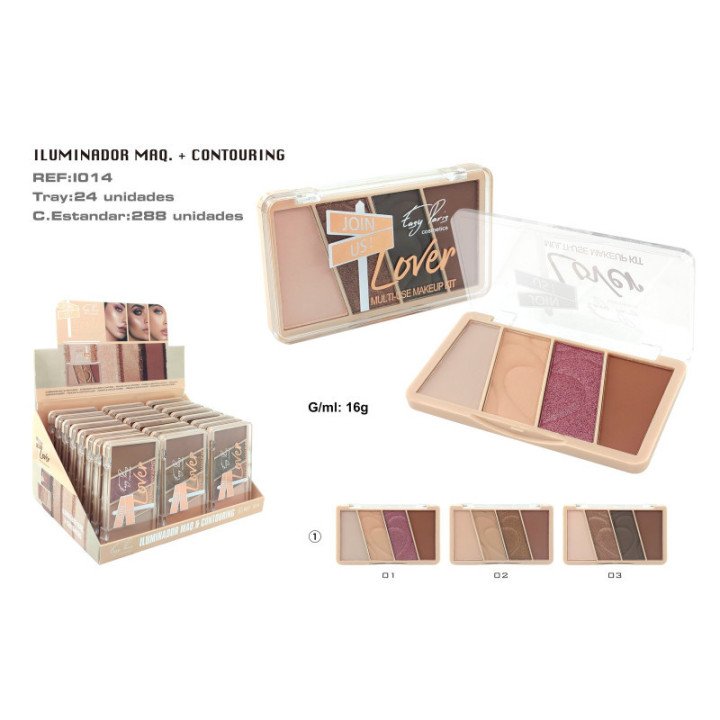 I014-01 : ILUMINADOR+CONTOURING 24/U 288/U