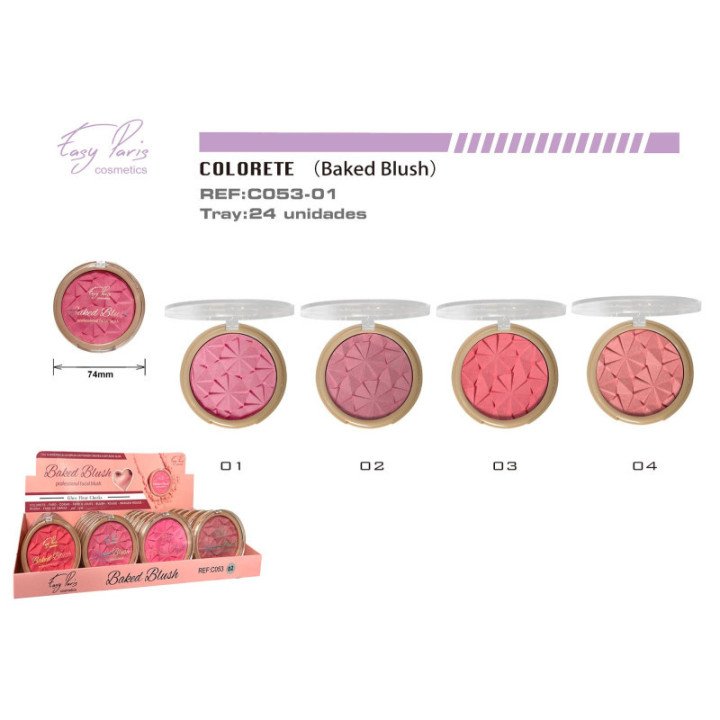C053-01 : COLORETE BAKED BLUSH 24/U 288/U