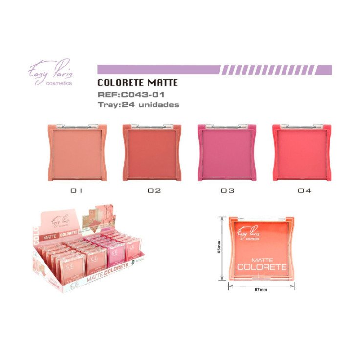 C043-01 : COLORETE MATTE 24/U 288/U