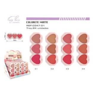 C047-01 : COLORETE TRIO BLUSH 24/U 288/C