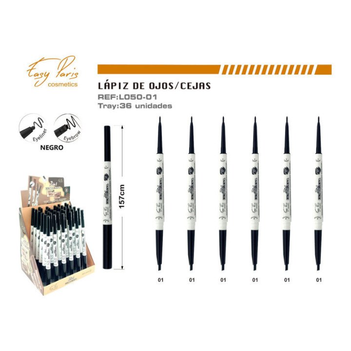 L050-01 : PERFILADOR DE OJOS/CEJAS NEGRO 36/U 432/C