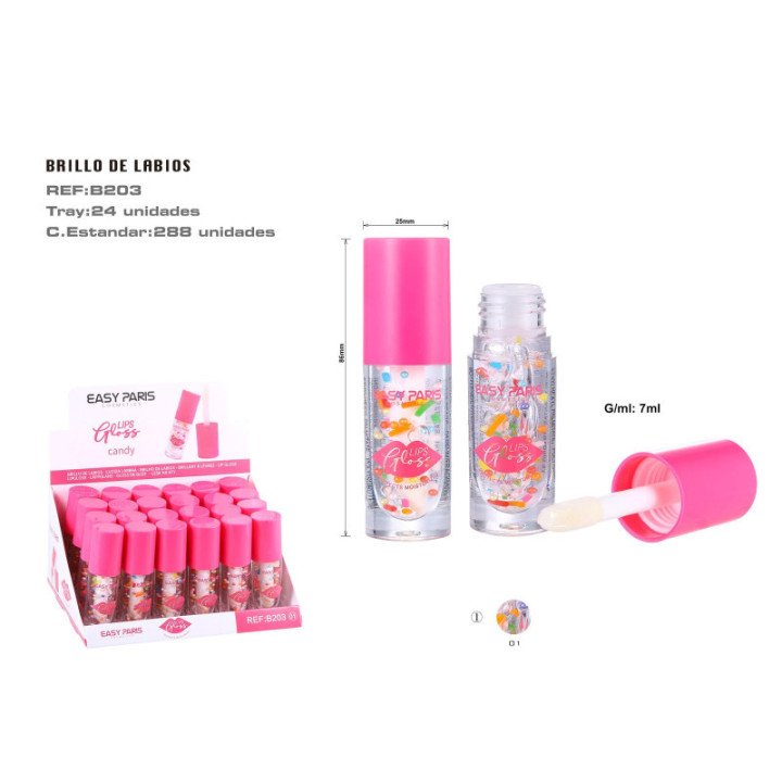 B203-01 : B.DE LABIAL CANDY 288/C