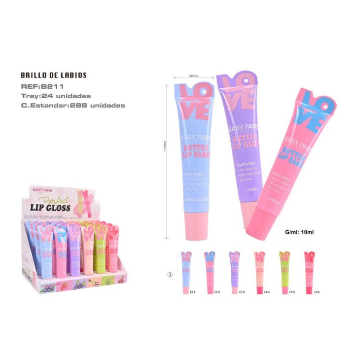 B211-01 :  BUTTER LIPS GLOSS 288/U