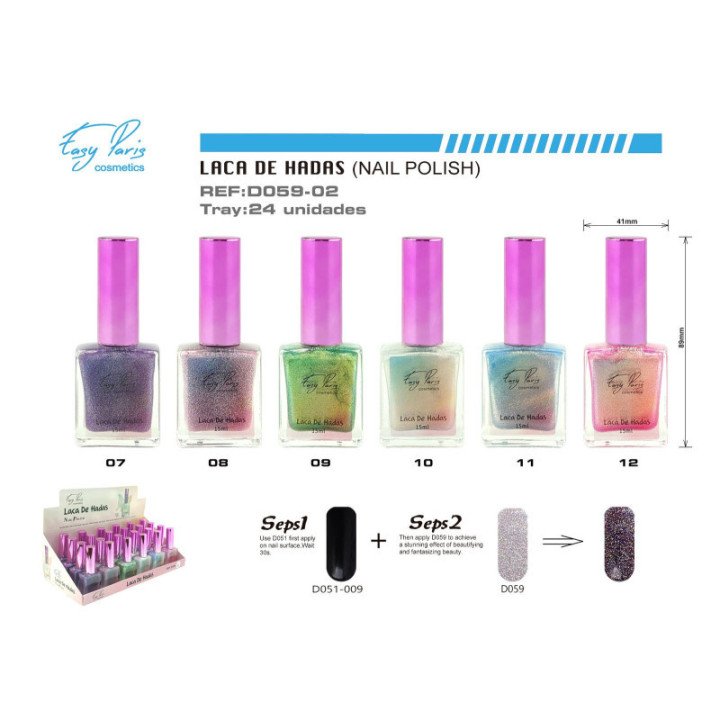 D059-B02 : LACA DE UÑAS GAMA HADAS 24/U 192/C