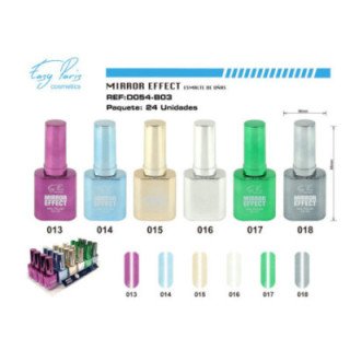 D054-B03 : LACA DE UÑAS EFECTO ESPEJO 24/U 288/U