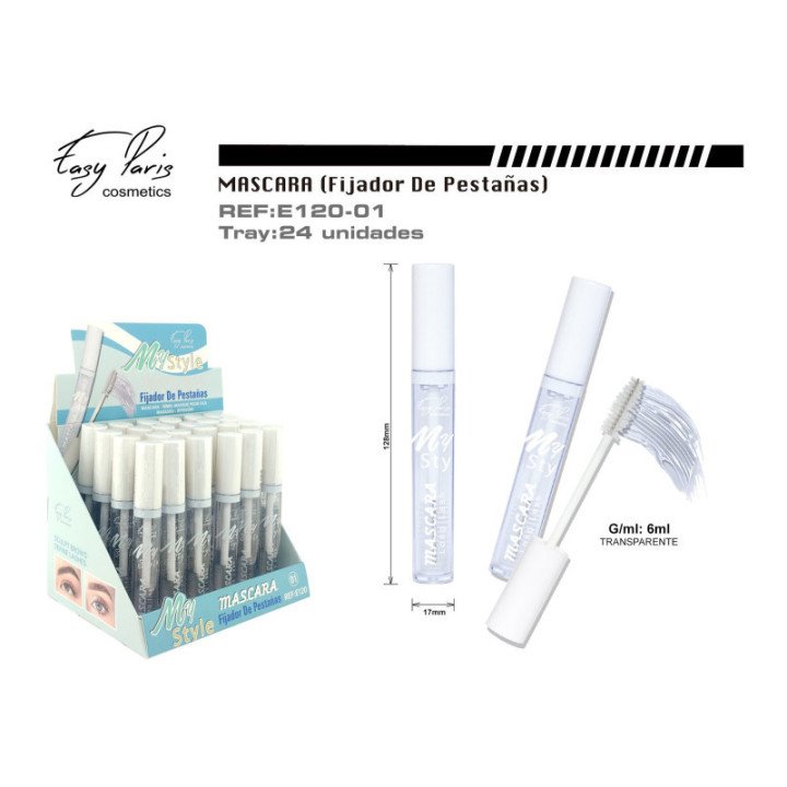 E120-01 : MASCARA DE PESTAÑAS LONG LASH 24/U 288/C