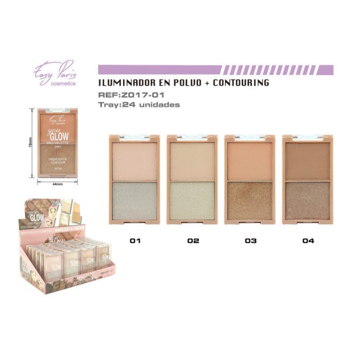 Z017-01 : ILUMINADOR & CONTURING 24/U 288/C