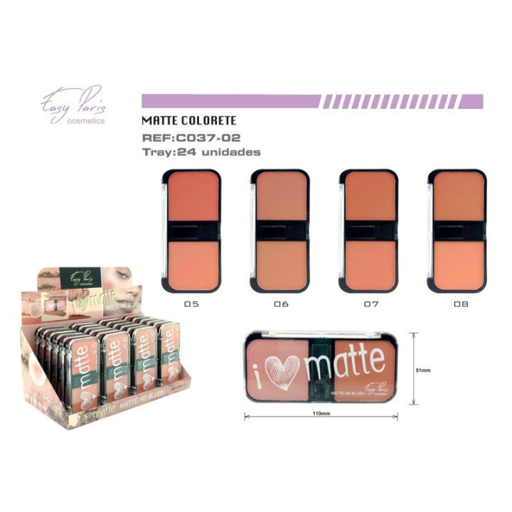 C037-02 : COLORETE DOBLE 24/U 288/C