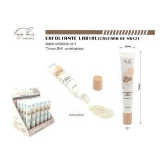 F003-01 : EXFOLIANTE LABIAL C/CASCARA DE NUECES 288/U