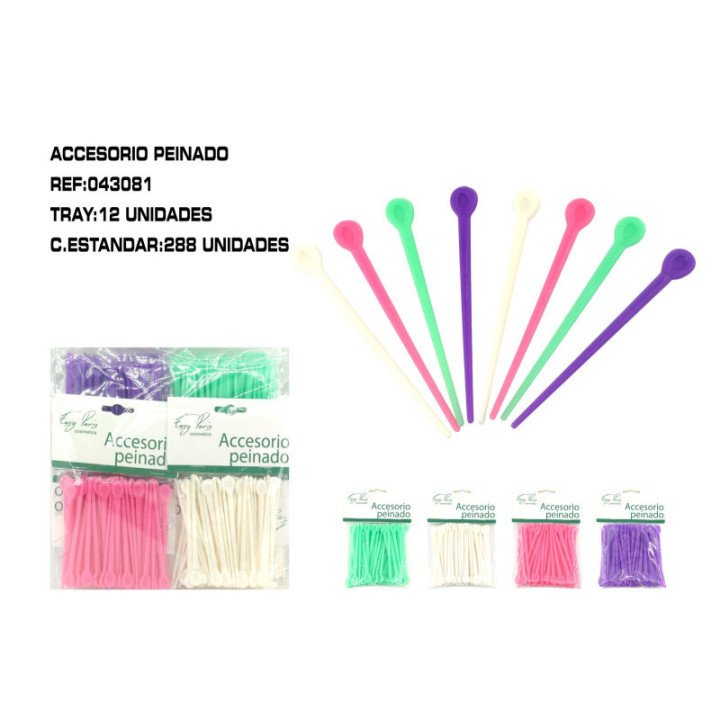 043081 : 50U PALILLOS PARA RULOS 12/U 288/C