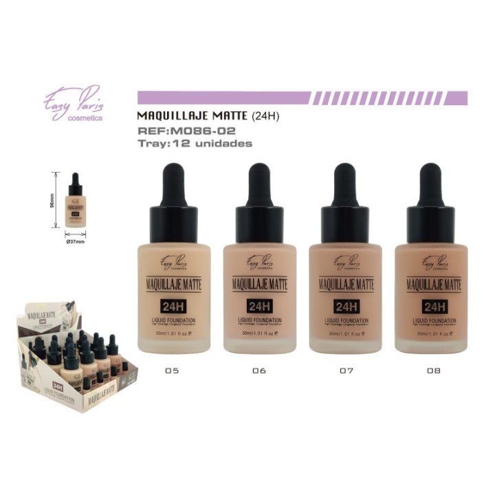M086-02 : MAQ.FLUIDO MATTE 24H 12/U 144/U